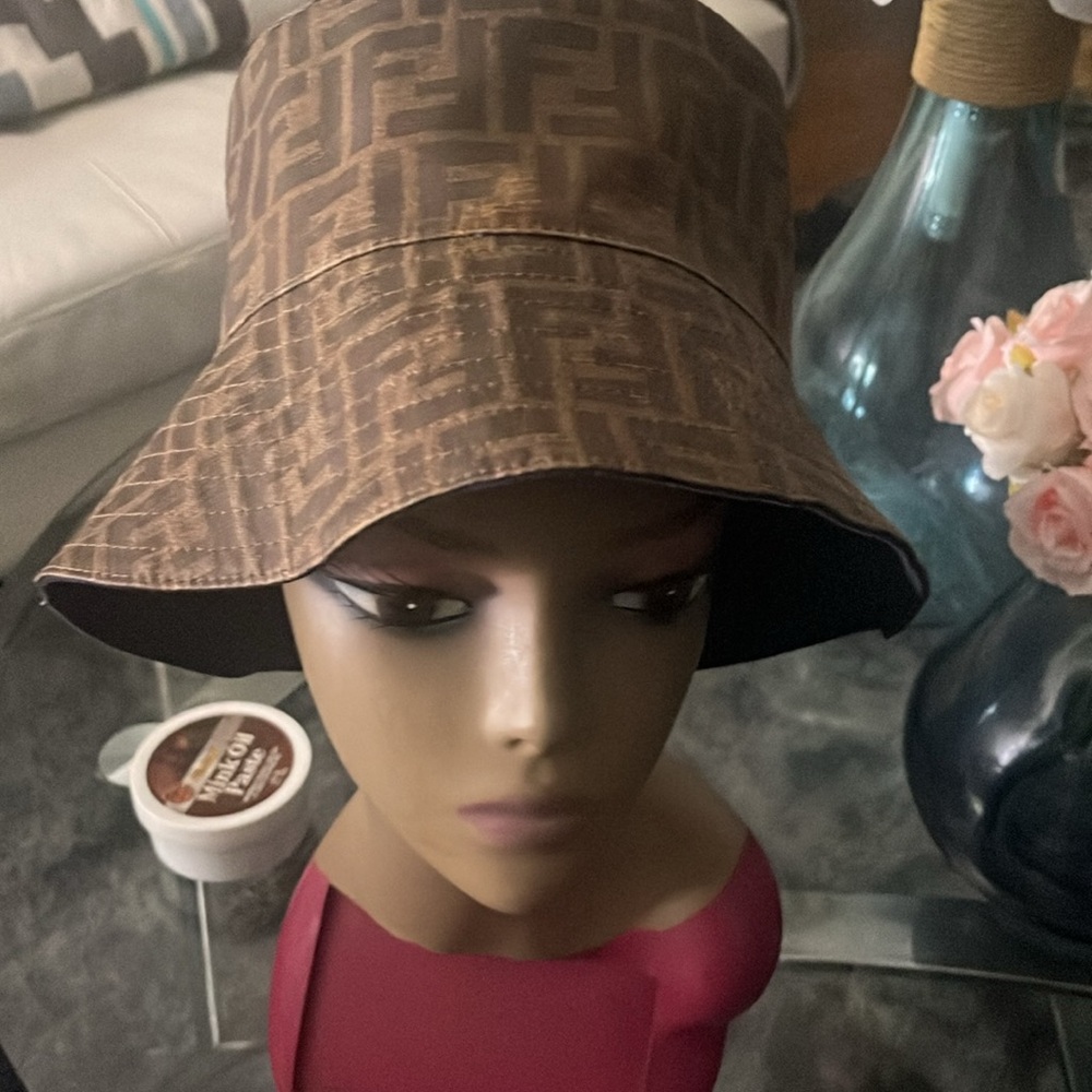 Brown Bucket Hat